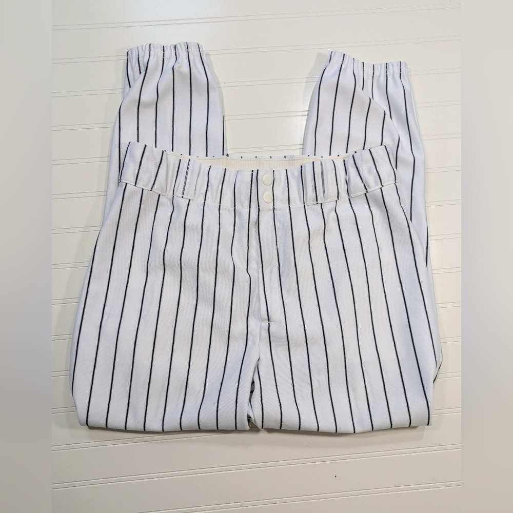 Wilson Men's White Striped Baseball Pants